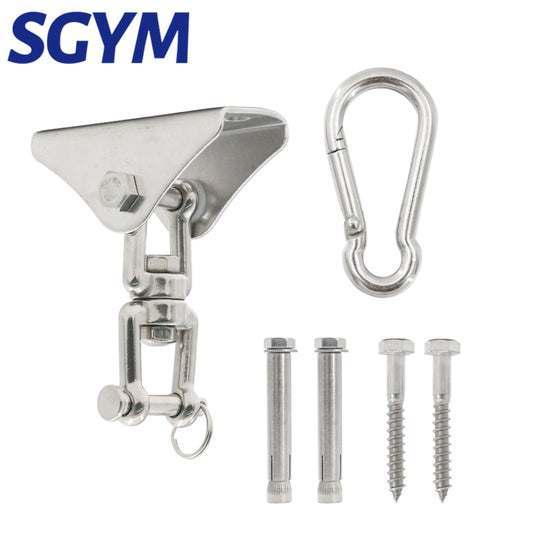 1set 304 Stainless Steel Heavy Duty Swing Fixed Buckles Hook Hanger - KiwisLove