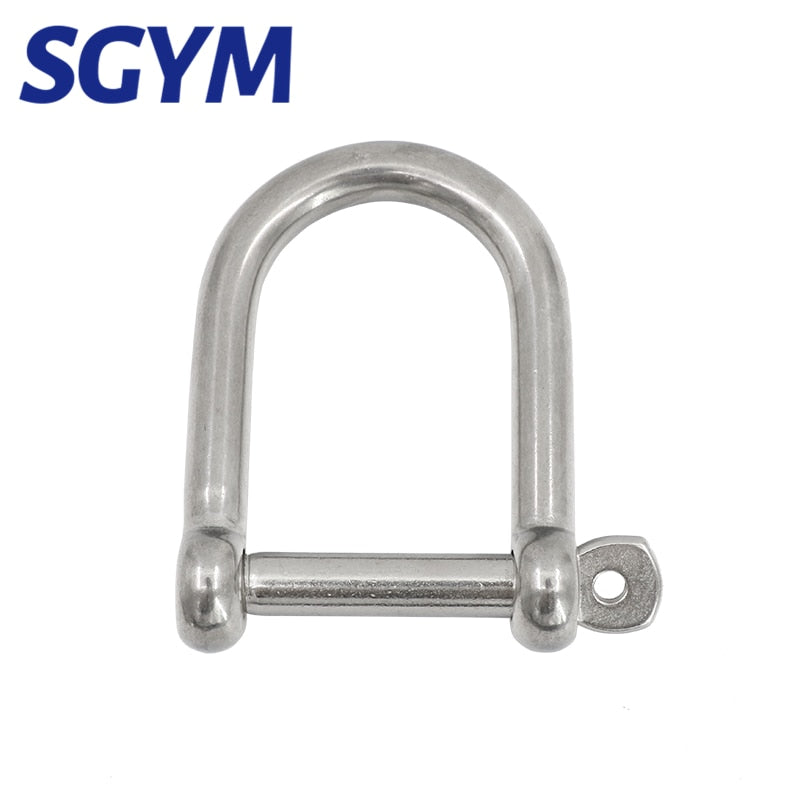 5pcs AISI316 Extra Wide long Shackle Stainless Steel Anchor Shackle - KiwisLove