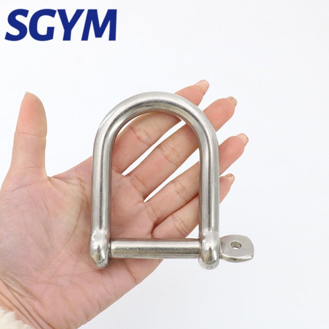 5pcs AISI316 Extra Wide long Shackle Stainless Steel Anchor Shackle - KiwisLove