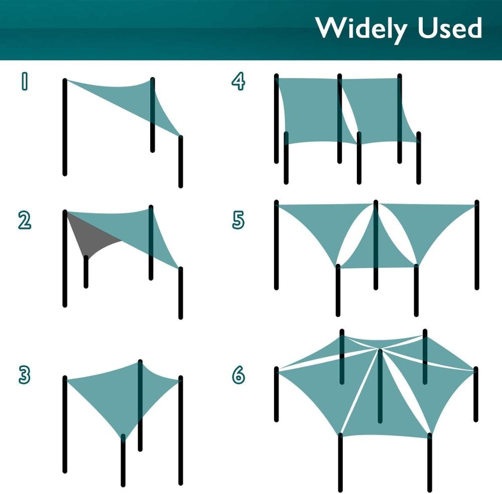 Shade Sail Stainless Steel Kit Turnbuckle Pad Eye Carabiner Clip Hook Screw - KiwisLove