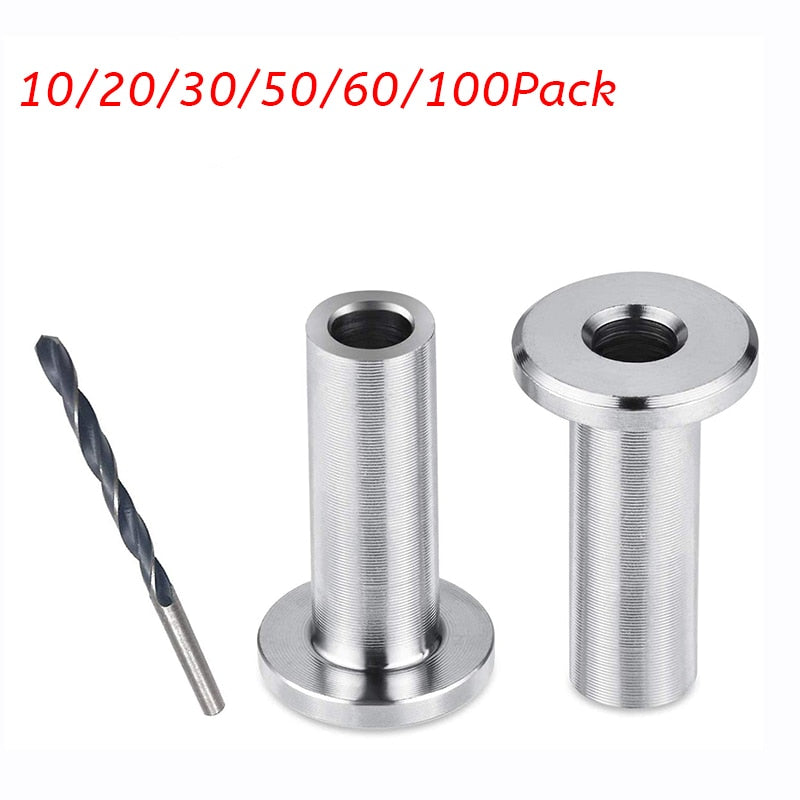 316 Stainless Steel Protector Sleeves Cable Railing with a Drill Bit - KiwisLove