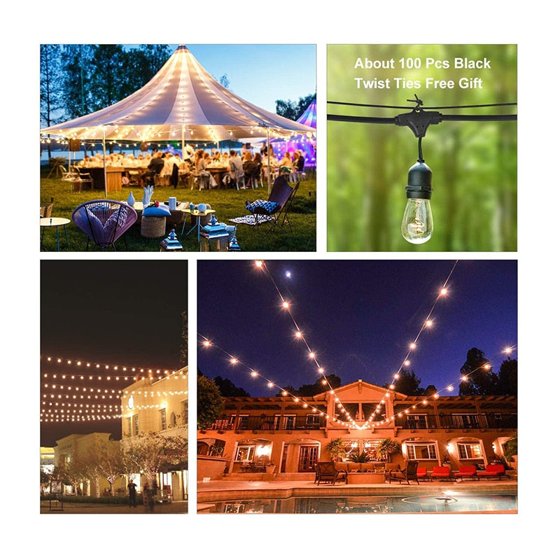 Outdoor Light Guide Suspension Kit Black pvc Coated Wire rope - KiwisLove