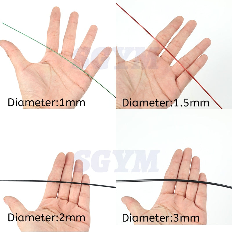 50m PVC Plastic Color Coated 304 Stainless Steel Wire Rope Cable - KiwisLove