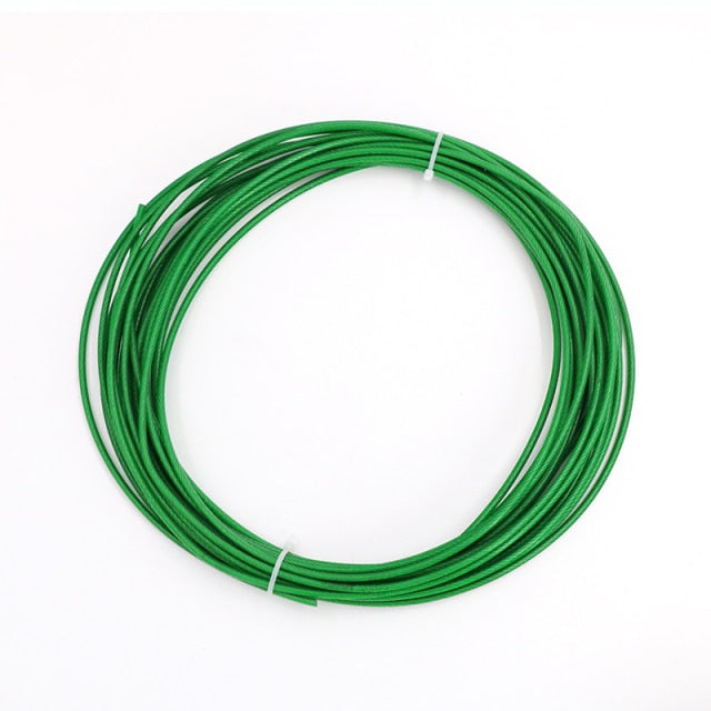 50m PVC Plastic Color Coated 304 Stainless Steel Wire Rope Cable - KiwisLove