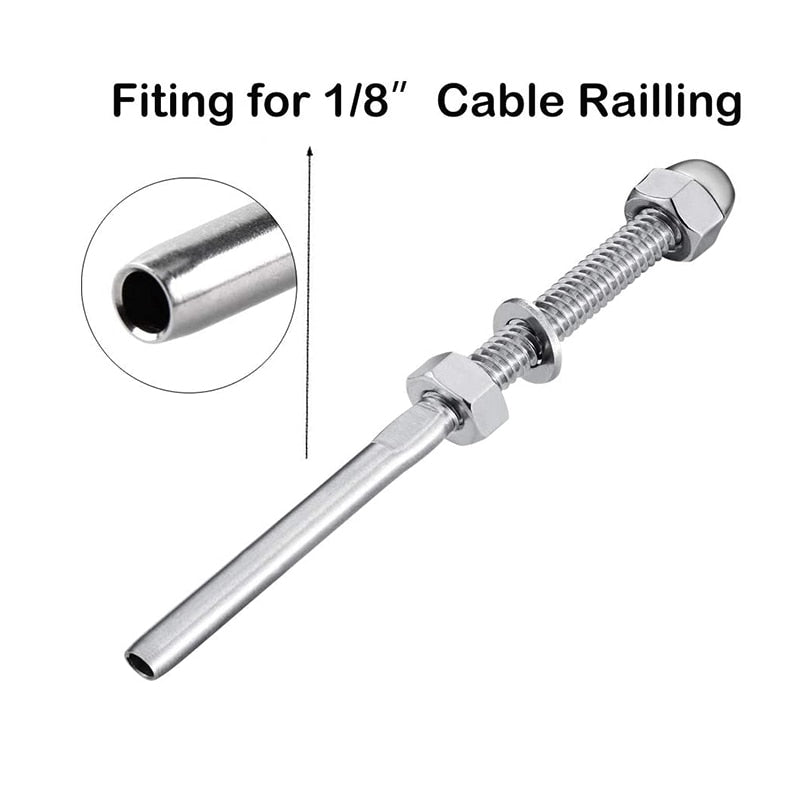 20 set Threaded Hand Crimp Swage Stud Stemball Swage Combination Pack - KiwisLove