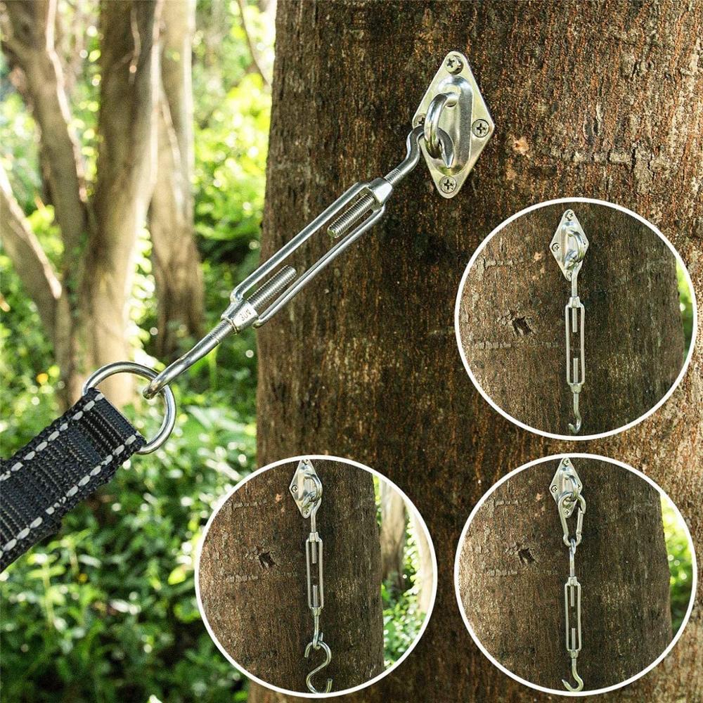 6in 24 pcs/set Shade Sail Kit 304 Stainless Steel Heavy Duty Patio Lawn Garden - KiwisLove