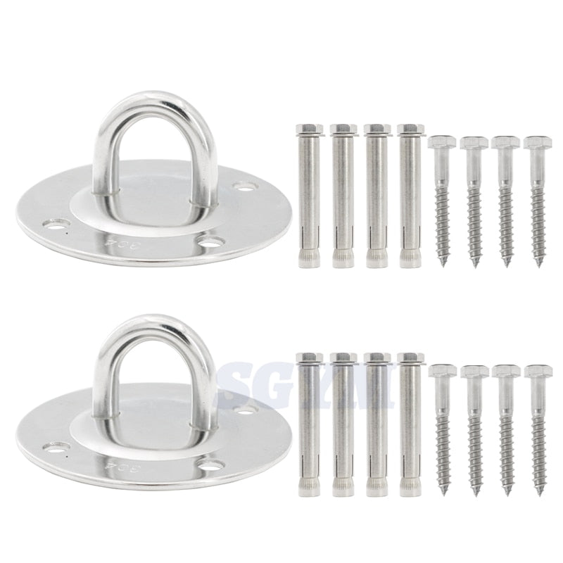 Hammock Wall Mount Anchor Hooks Heavy Duty Ceiling Swing Hanging Kit - KiwisLove