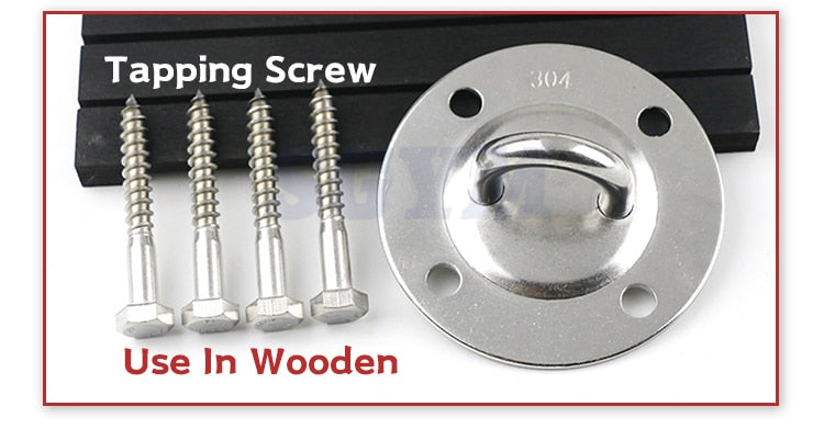 Hammock Wall Mount Anchor Hooks Heavy Duty Ceiling Swing Hanging Kit - KiwisLove