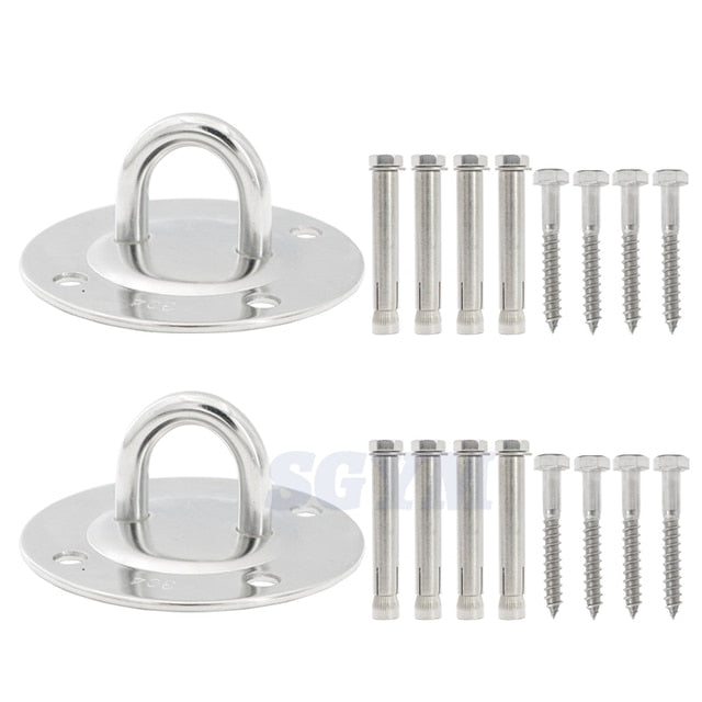 Hammock Wall Mount Anchor Hooks Heavy Duty Ceiling Swing Hanging Kit - KiwisLove