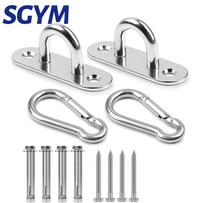 M8 Hammock Swing Hook Fixed Plate  304 Stainless Steel Hanging  Kit - KiwisLove