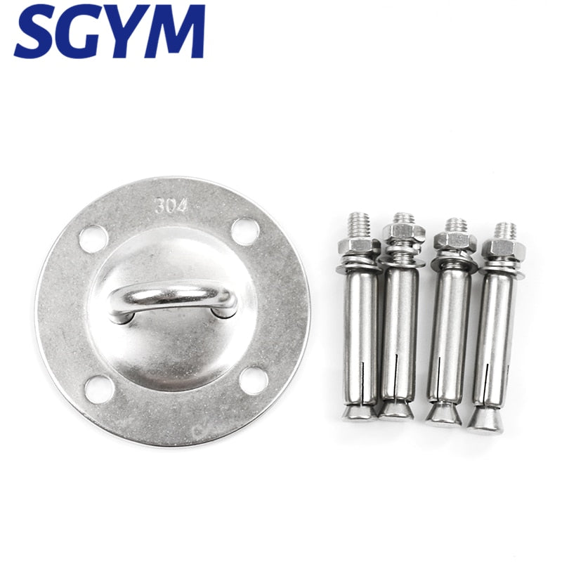 304 Stainless Steel Heavy Duty Hammocks Suspension Ceiling Hook Swivel - KiwisLove