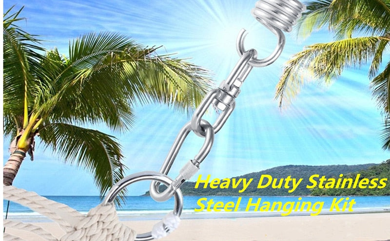 Stainless Steel 304 Heavy Duty Swing Hangers Hammock Hanging Chair Kit - KiwisLove