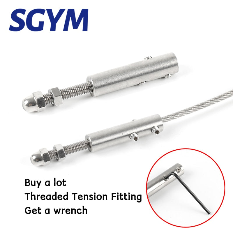 Cable Railing Wire rope Threaded Stud Tension End Fitting Toggle Anchor ...