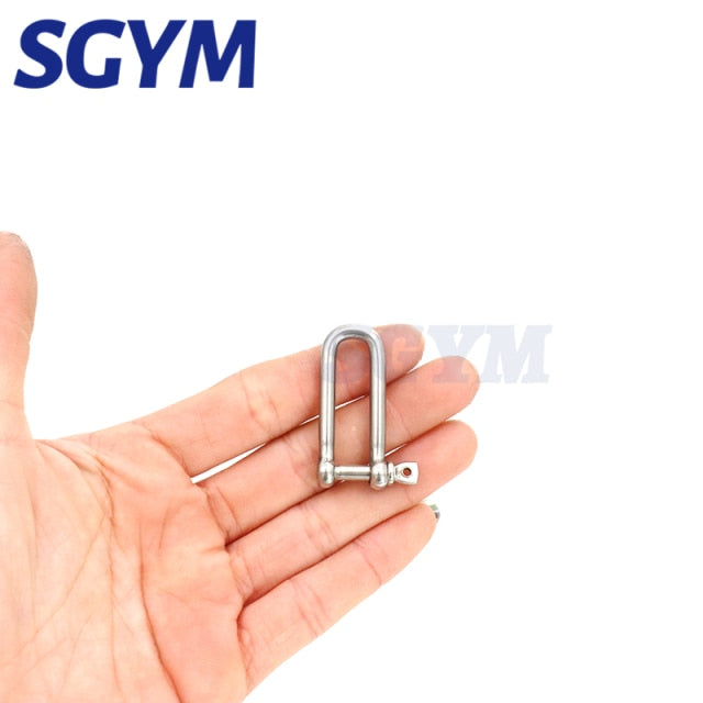 304 Stainless Steel D Shackle Anchor Shackle Connector Rigging Fastener - KiwisLove