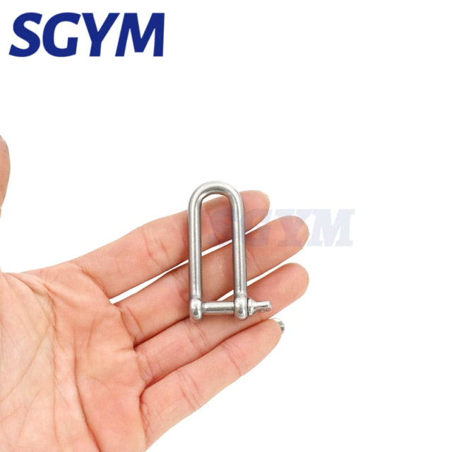 304 Stainless Steel D Shackle Anchor Shackle Connector Rigging Fastener - KiwisLove