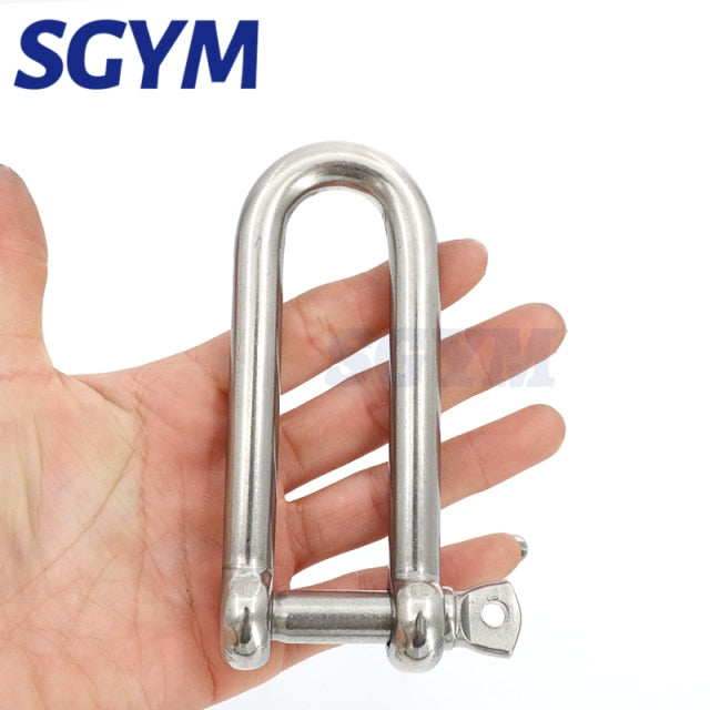 304 Stainless Steel D Shackle Anchor Shackle Connector Rigging Fastener - KiwisLove