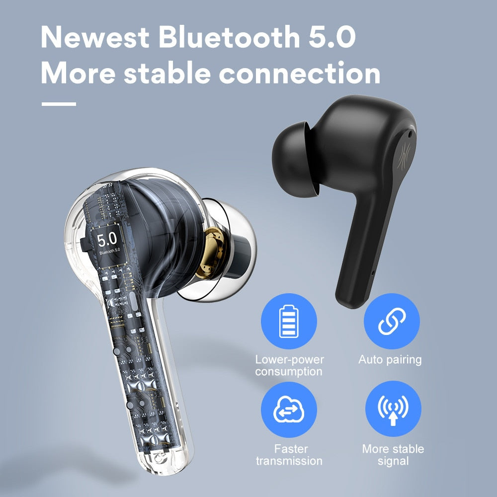 Oneodio F1 True Wireless Earphones Bluetooth 5.0 Headphones TWS Stereo - KiwisLove