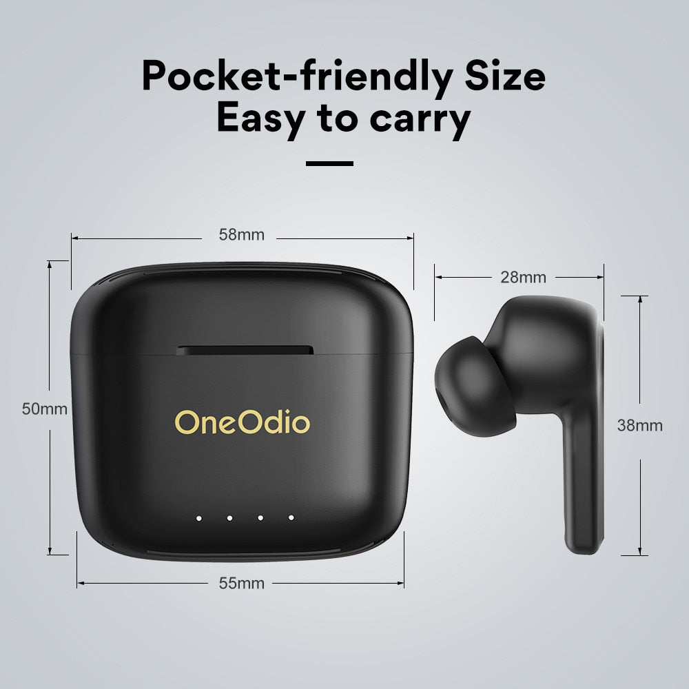 Oneodio F1 True Wireless Earphones Bluetooth 5.0 Headphones TWS Stereo - KiwisLove