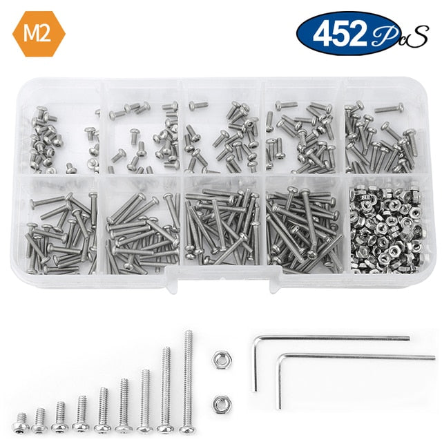 round head hex hexagon socket screw set allen head bolt and nut kit - KiwisLove