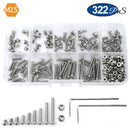 round head hex hexagon socket screw set allen head bolt and nut kit - KiwisLove