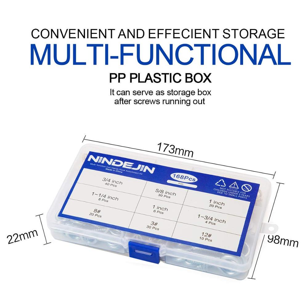 168pcs/set Eye Screw Hook keychain screwJewelrys picture cup hanger - KiwisLove