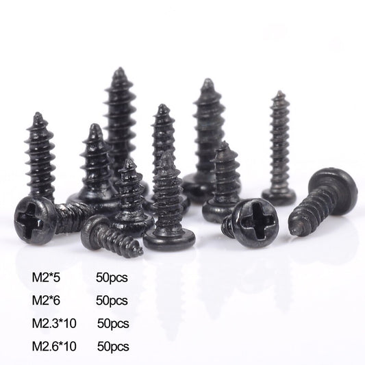 200pcs Pan Head Tapping Mini Screws Set Round laptop computer Phillips - KiwisLove