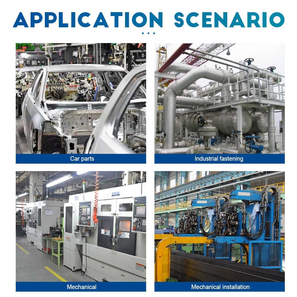 722pcs Truss Round Head  Set Machine Screw and Nut Flat Mushroom Head - KiwisLove