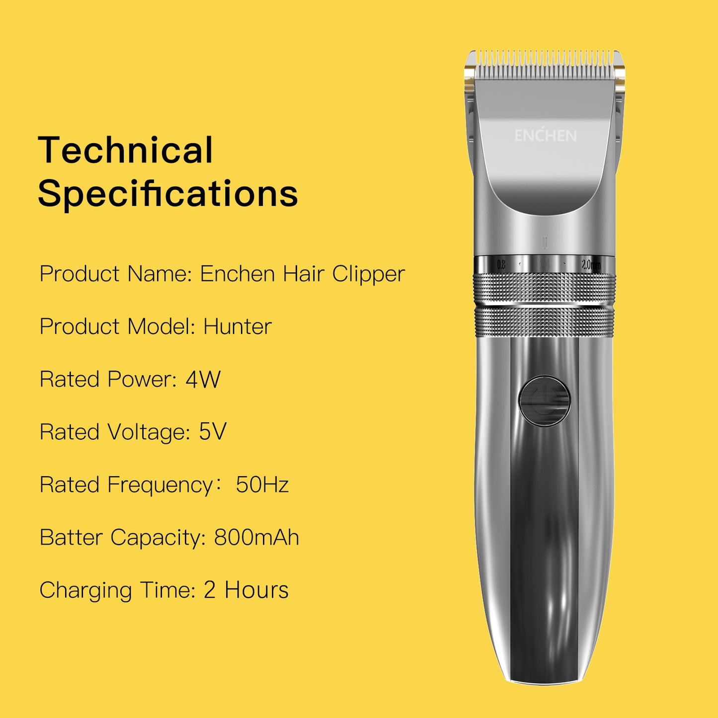 ENCHEN Rechargeable Electric Hair Clippers Beard Trimmer Professional - KiwisLove