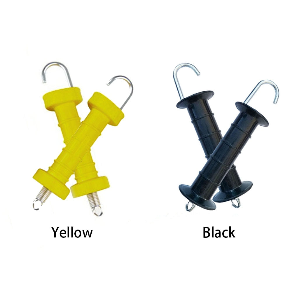 2 pcs Fence Gate Handle Spring Loaded High Visibility Electric Durable - KiwisLove