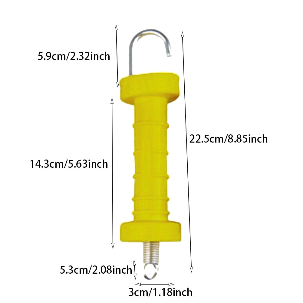 2 pcs Fence Gate Handle Spring Loaded High Visibility Electric Durable - KiwisLove