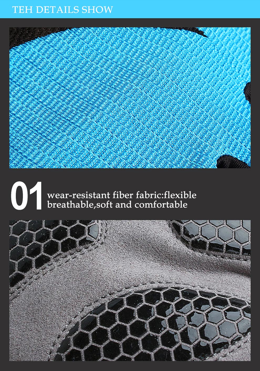 COPOZZ Cycling Gloves Half Finger Men  Shockproof Bike Gloves GEL MTB - KiwisLove