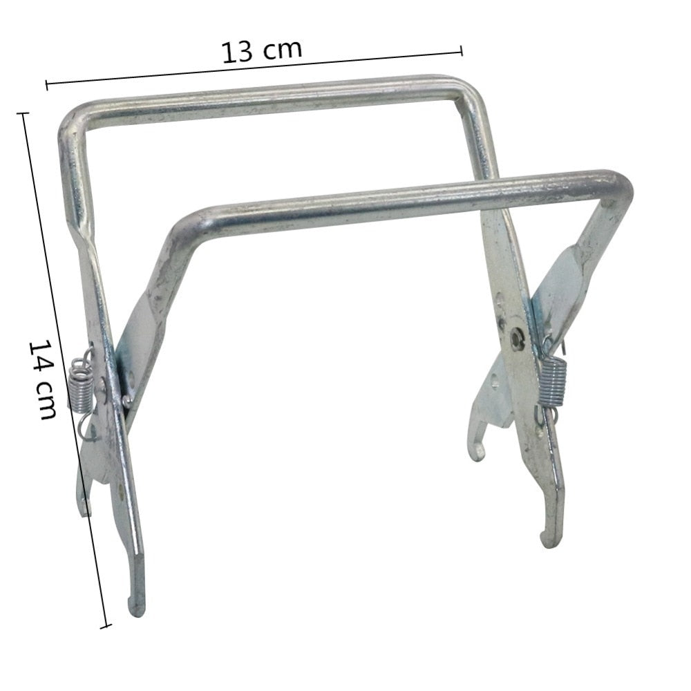 2 Pcs New Bee Galvanized Metal Hive Frame Holder Grip With Lifter Grip - KiwisLove