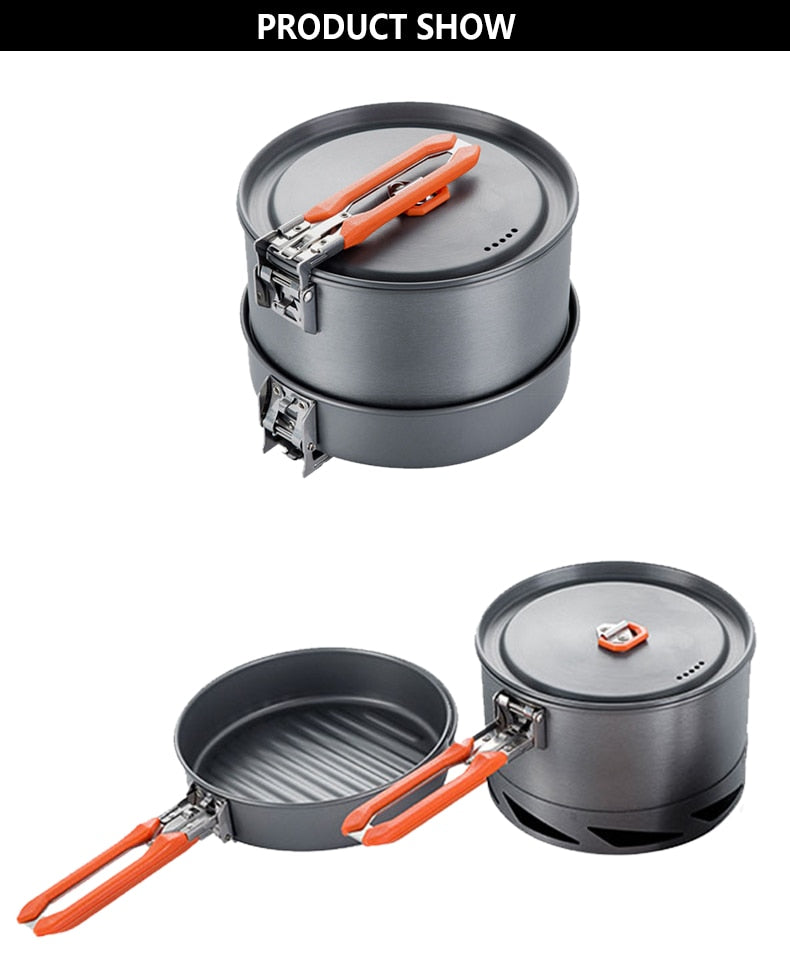 Fire Maple Camping  Pot KettleFry Pan Set Outdoor Camp Cooking Set - KiwisLove