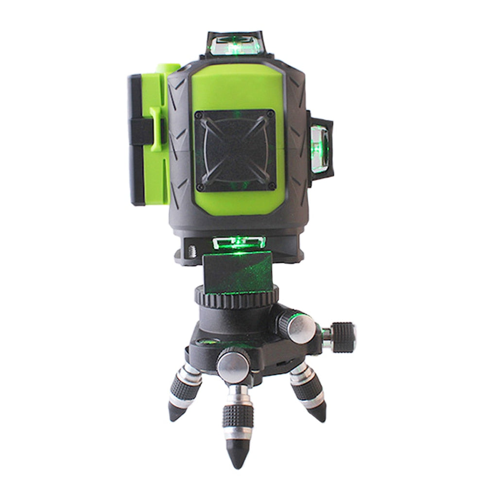 Fukuda Rotary Laser Level 360 16 Lines 4D Green Beam Cross Self-Leveling - KiwisLove
