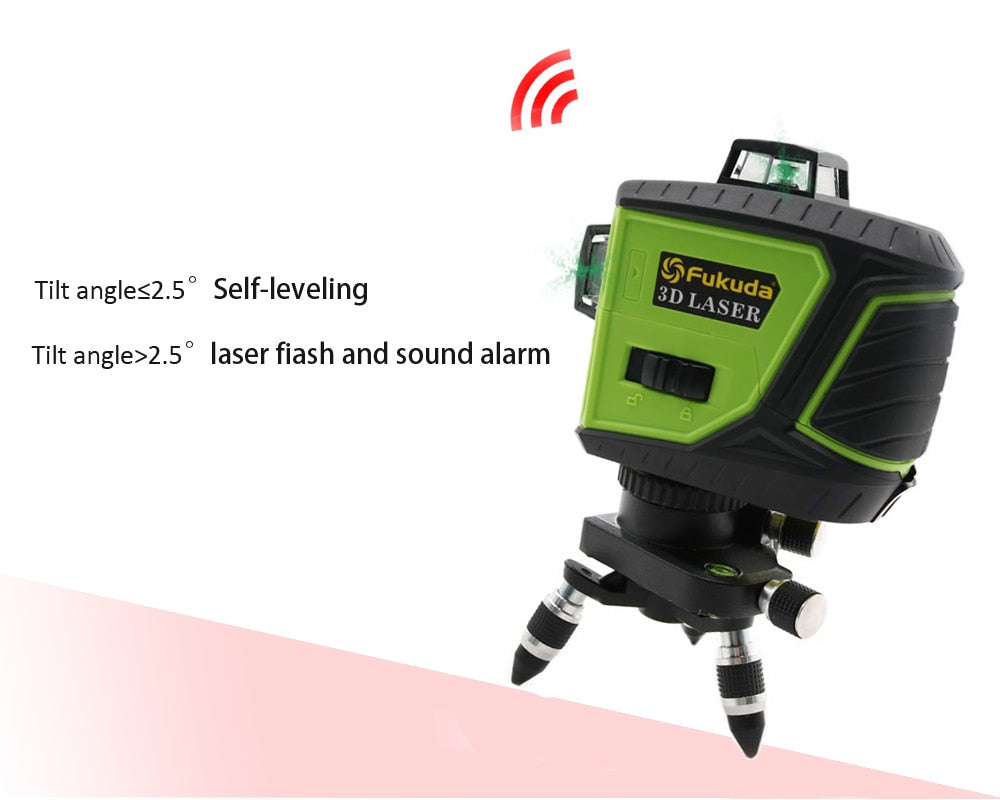 Fukuda 3D Japan Sharp 515NM Beam Laser level MW-93T-2-3GX  laser level - KiwisLove