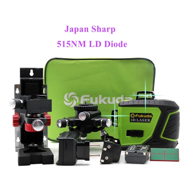 Fukuda 3D Japan Sharp 515NM Beam Laser level MW-93T-2-3GX  laser level - KiwisLove