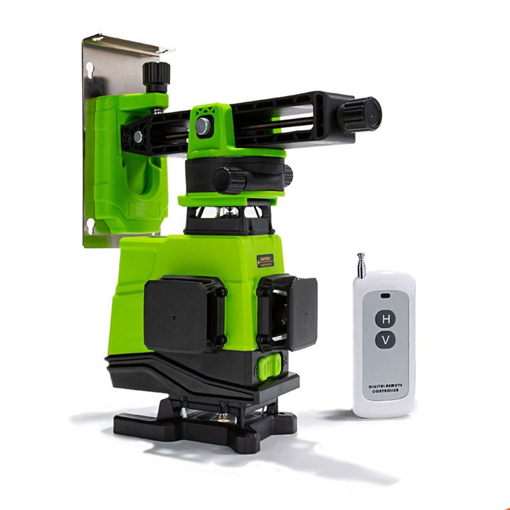 2pcs 5000MAH Battery Laser Level 16 lines green line 4D Self-Leveling 360 - KiwisLove