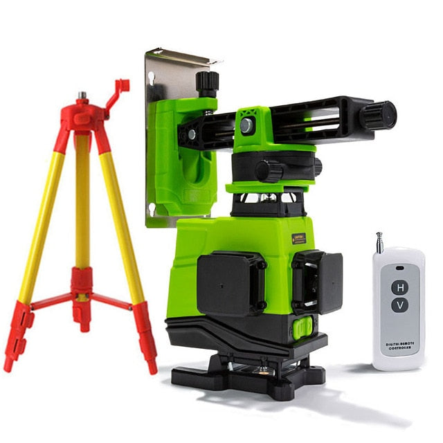 2pcs 5000MAH Battery Laser Level 16 lines green line 4D Self-Leveling 360 - KiwisLove