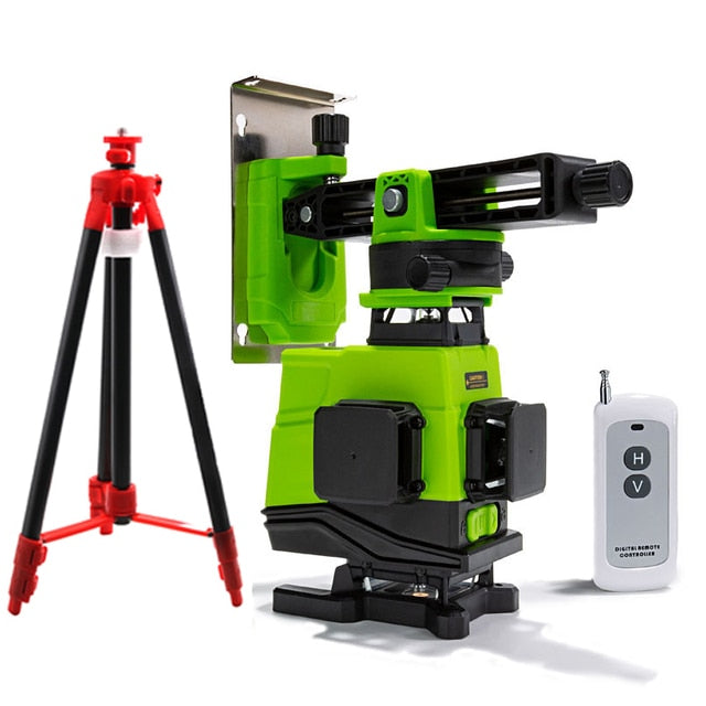 2pcs 5000MAH Battery Laser Level 16 lines green line 4D Self-Leveling 360 - KiwisLove