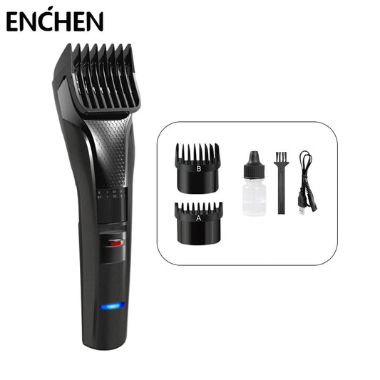 ENCHEN Electric Trimmer For Men USB Cordless Rechargeable Hair Clippers - KiwisLove
