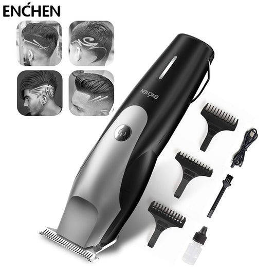 ENCHEN Electric Trimmer Hair Clippers with T Blade Close Haircut Kit - KiwisLove