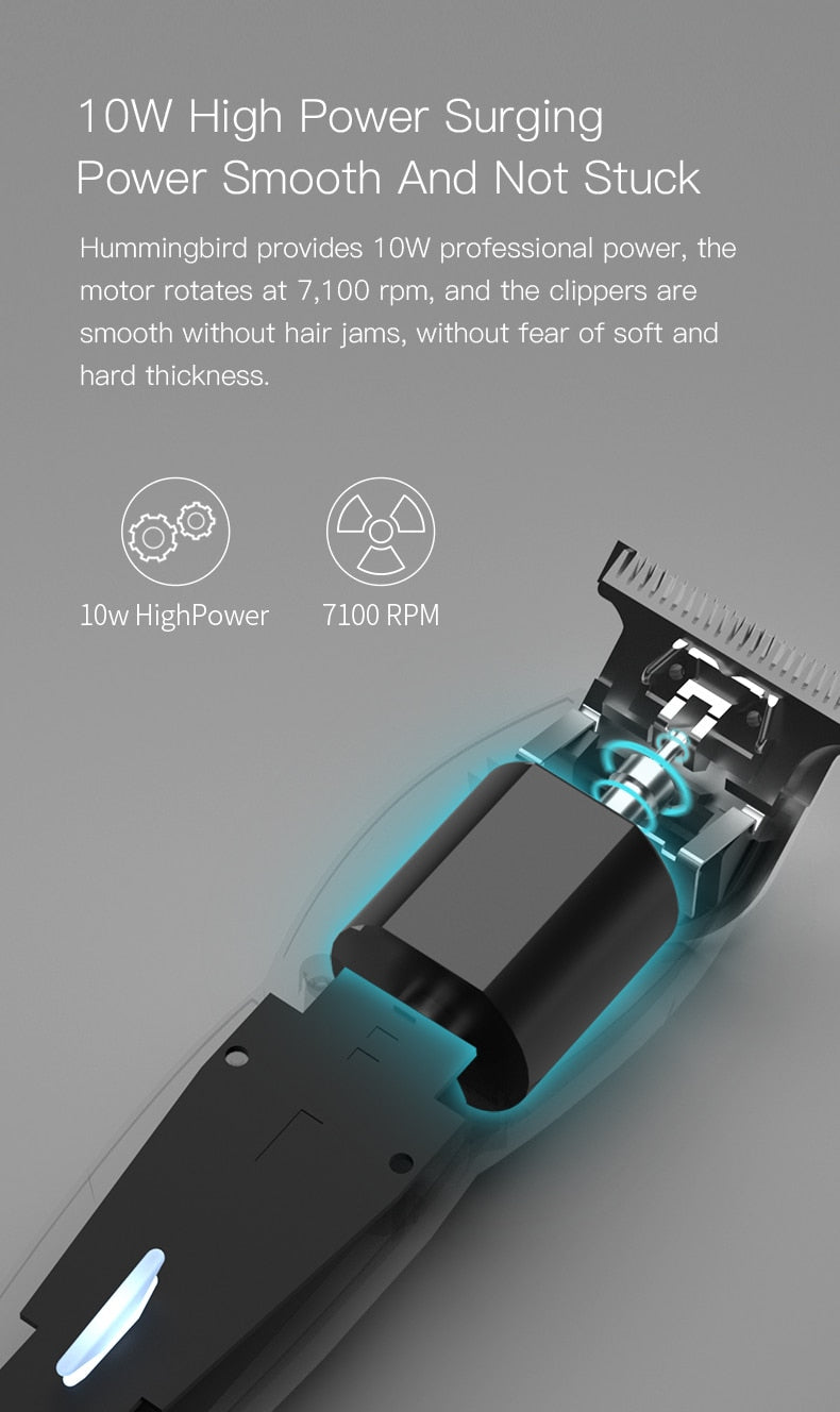 ENCHEN Electric Trimmer Hair Clippers with T Blade Close Haircut Kit - KiwisLove