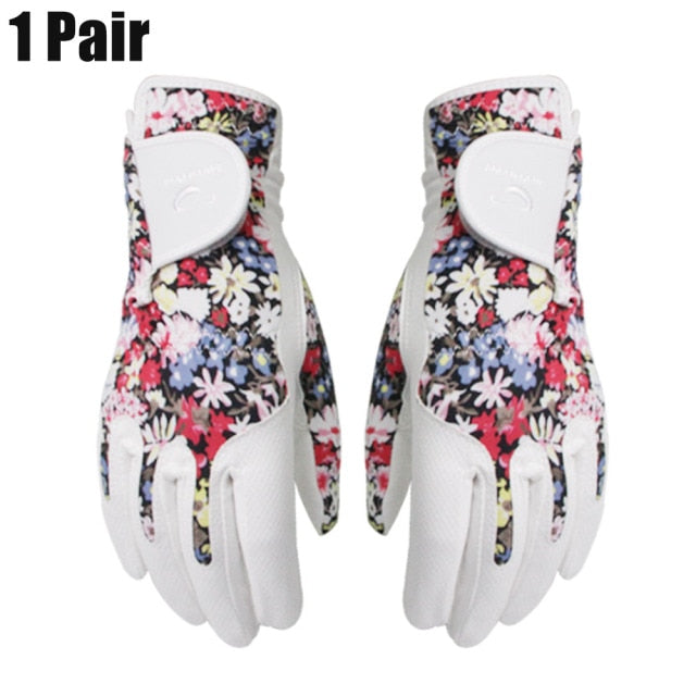 Golf Glove Women Ladies Breathable Non Slip  1 Pair - KiwisLove