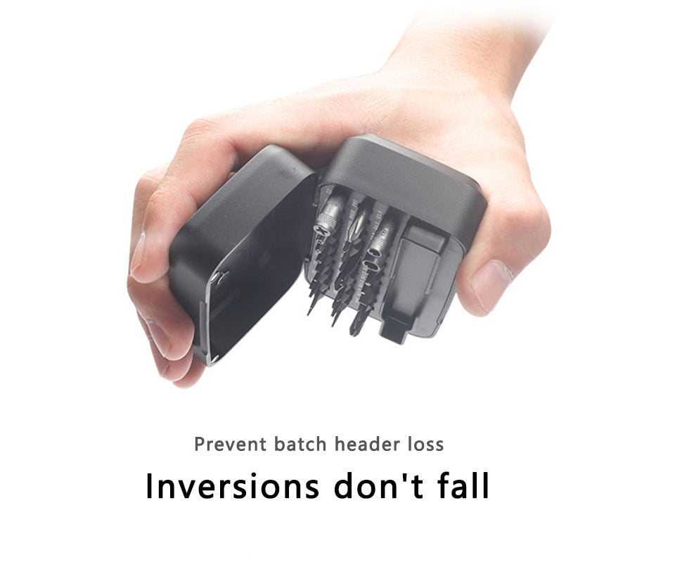 Screwdriver Kit 31 Precision Magnetic Bits Dismountable Hex Mobile Phone Glasses Repair - KiwisLove