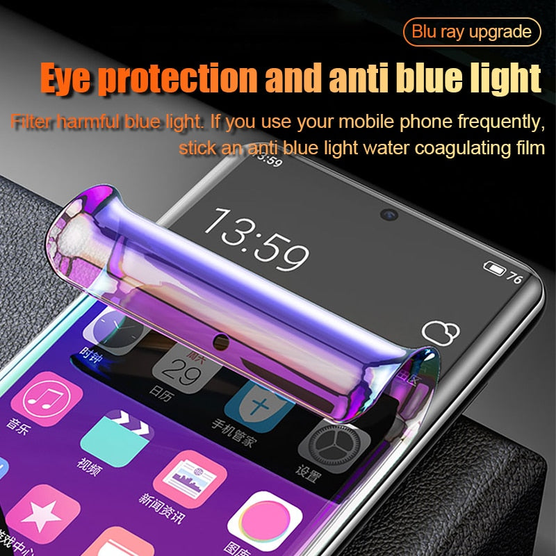 3Pcs Hydrogel Film Screen Protector For Samsung Galaxy  S20 S21 S10 Plus - KiwisLove