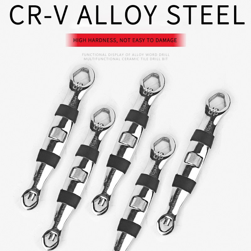 23 in 1 Adjustable Multi Functional Flexible  Wrench 1/4 -3/4 Inch, 7-19 mm - KiwisLove