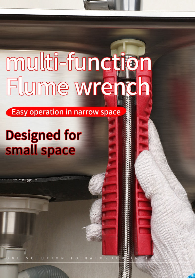 16 in 1 flagship multifunctional water pipe double end wrench basin bottom - KiwisLove