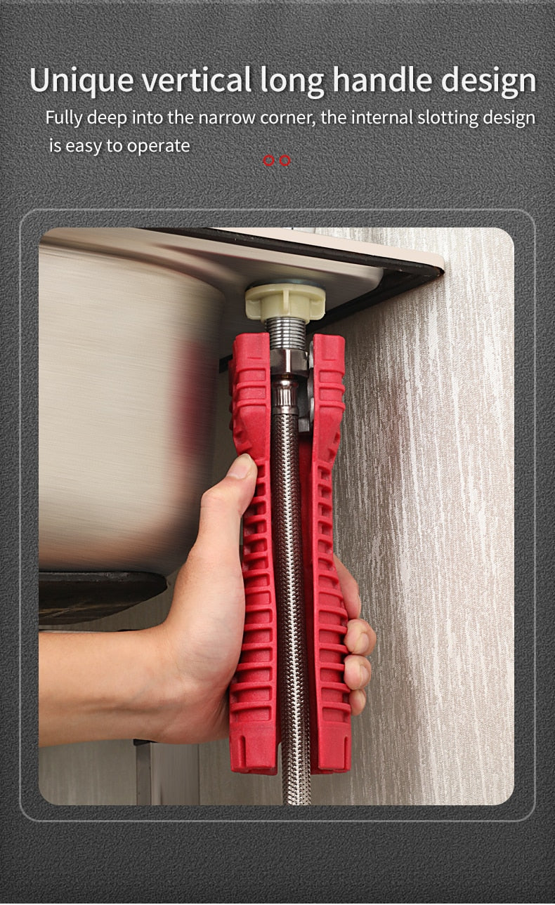 16 in 1 flagship multifunctional water pipe double end wrench basin bottom - KiwisLove