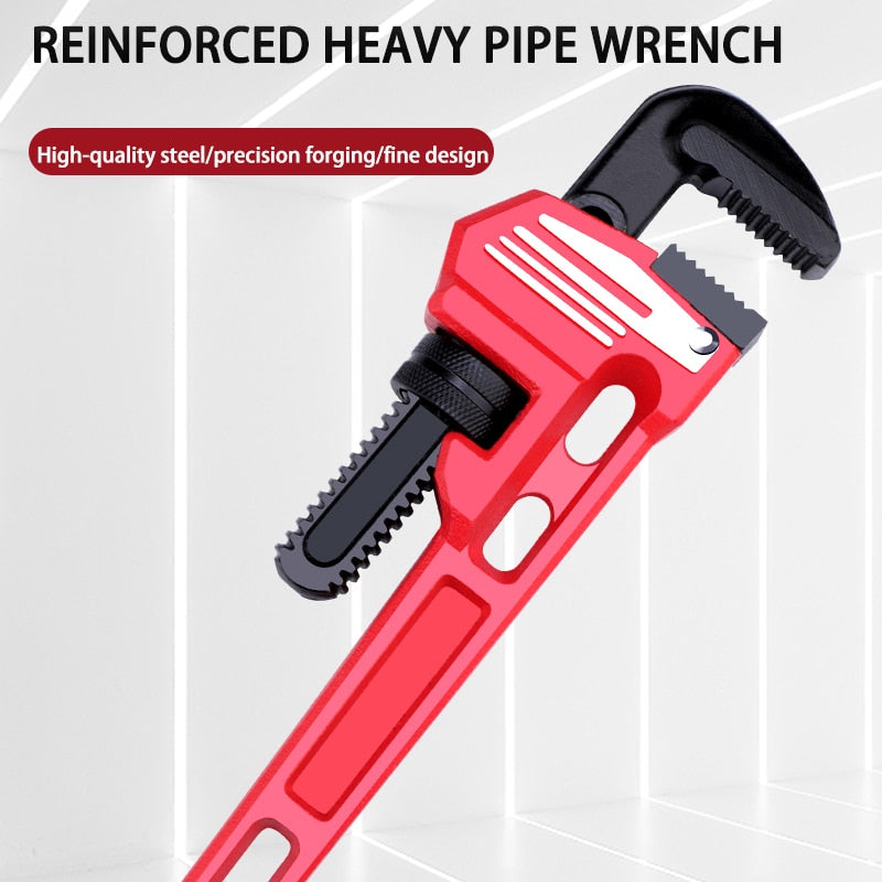 Pipe Wrench Heavy Duty Pliers Adjustable Anti-Corrosion Rust Plumbing - KiwisLove