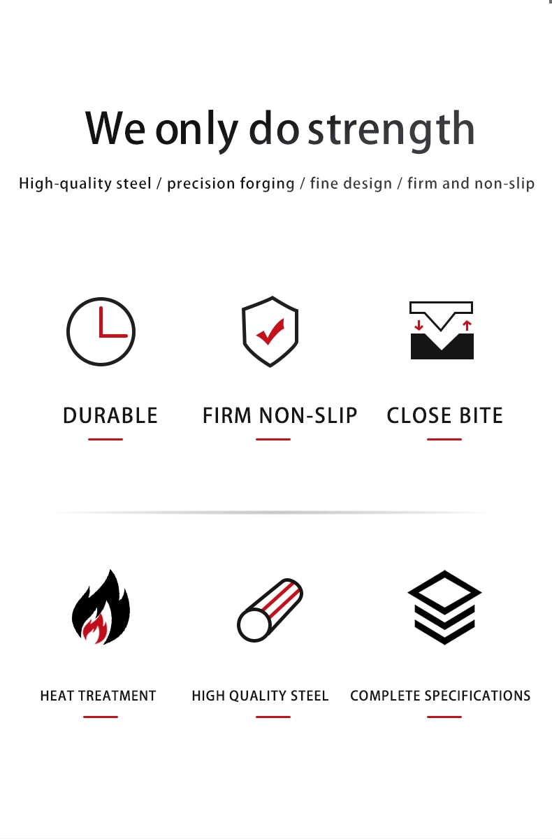 Pipe Wrench Heavy Duty Pliers Adjustable Anti-Corrosion Rust Plumbing - KiwisLove